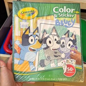 Crayola Bluey Color & Sticker Activity Set brand new in wrapper